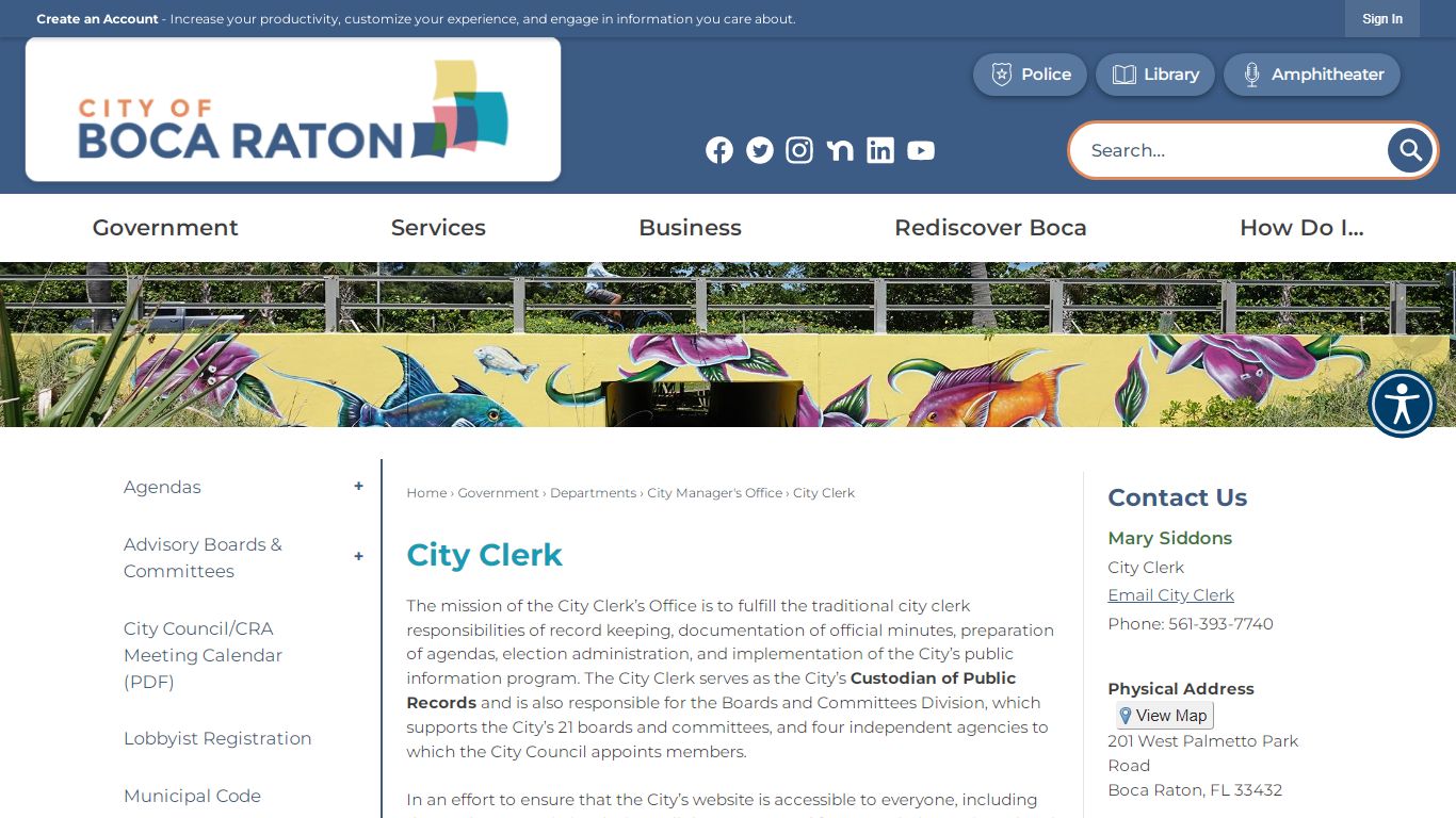 City Clerk | Boca Raton, FL